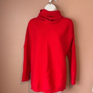 Cozy Red Turtleneck Sweater